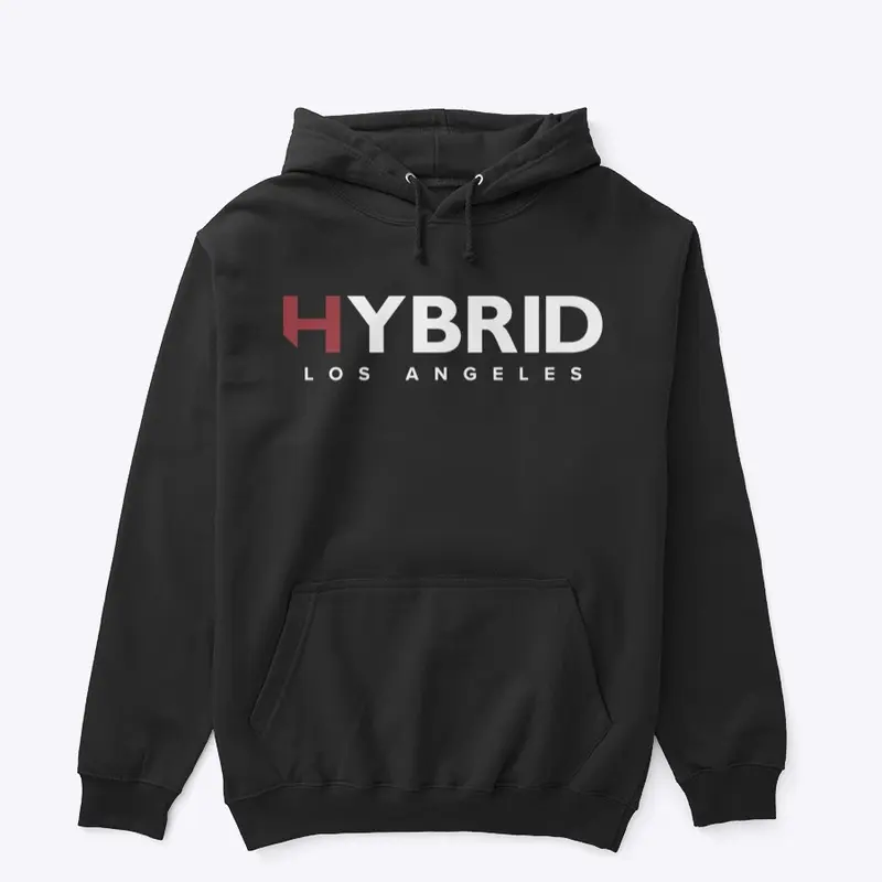 HYBRID LA Red Script Hoodie